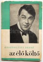 1936. Kosztolányi Dezső az élő költő címmel megjelent méltatásának első kiadása a Kosztolányi Dezső Emlékbizottság gondozásában, jó állapotban