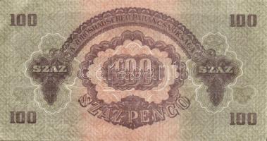 1944. 100P "V.H." (3x) "4mm számozás" egymás utáni sorszámmal T:II+ hajtatlanok