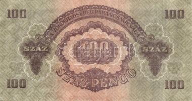 1944. 100P "V.H." (3x) "4mm számozás" egymás utáni sorszámmal T:II+ hajtatlanok