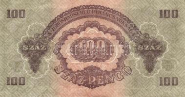 1944. 100P "V.H." (4x) "4mm számozás" egymás utáni sorszámmal T:II+ hajtatlanok