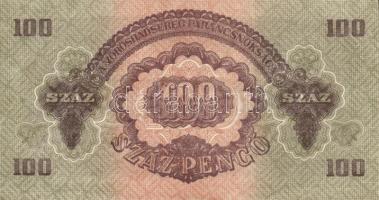 1944. 100P "V.H." (4x) "4mm számozás" egymás utáni sorszámmal T:II+ hajtatlanok