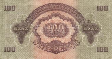 1944. 100P "V.H." (4x) "4mm számozás" egymás utáni sorszámmal T:II+ hajtatlanok