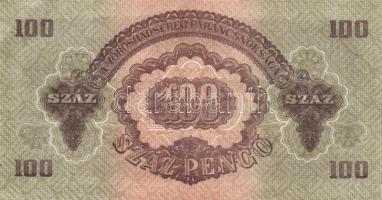 1944. 100P "V.H." (4x) "4mm számozás" T:II hajtatlanok