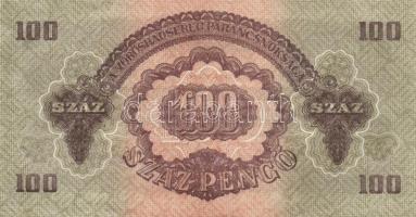 1944. 100P "V.H." (4x) "4mm számozás" T:II hajtatlanok