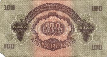 1944. 100P "V.H." (4x) "4mm és 3mm számozás" T:II,III