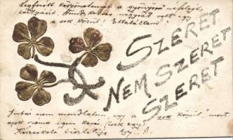 20 db régi díszes Üdvözlőlap, köztük litho-k és dombornyomással készültek is