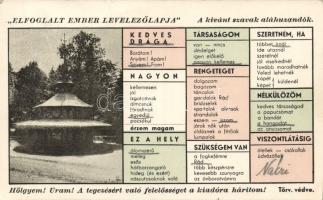 20 db Humoros régi lap, közte számos szignós és egy litho lap is / 20 Humour cards