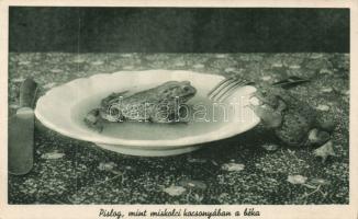 20 db Humoros régi lap, közte számos szignós és egy litho lap is / 20 Humour cards