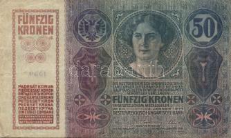1914. 50K főtípus, felülbélyegzés nélkül T:III