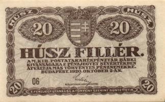 1920. 10f + 20f + 1K + 2K + 10K + 20K + 50K "Orell Füssli Zürich" + 100K "Orell Füssl...