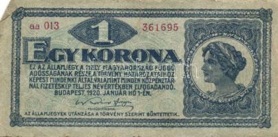 1920. 10f + 20f + 1K + 2K + 10K + 20K + 50K "Orell Füssli Zürich" + 100K "Orell Füssl...