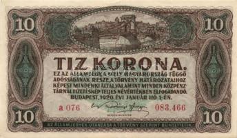 1920. 10f + 20f + 1K + 2K + 10K + 20K + 50K "Orell Füssli Zürich" + 100K "Orell Füssl...