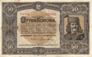 1920. 50K "Orell Füssli Zürich" T:III+