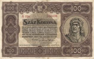 1920. 100K "Orell Füssli Zürich"  T:III+