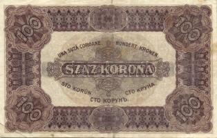 1920. 100K "Orell Füssli Zürich" (2x) a sorszámok kétféle színűek T:III