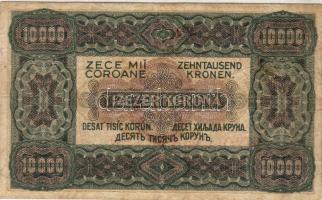 1925 10000K 80f felülnyomással T:II/III R!