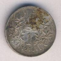 Ausztria 1916. 1K Ag "Ferenc József" T:3+