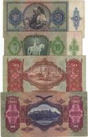 1930-41 10,20,50,100P 4db nyilaskeresztes felülnyomással T:II