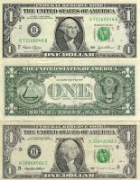 USA 1995,99,2003 3klf 1$ T:II
