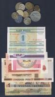 Kis vegyes papír- és fémpénz tétel: szovjetunió és utódállamainak pénzei T:vegyes
