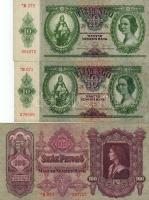 1930-36 10P (2x) + 100P *-gal 3db T:II