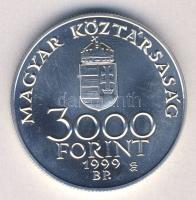 1999. 3000Ft Ag "Integráció az EU-ba - EURO III" T:BU Csak 3000db!