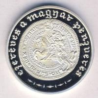 2001. 3000Ft Ag "Ezeréves a magyar pénzverés" T:PP Csak 5000db! tanúsítvánnyal!