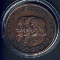 1992. 200 éves a Csurgói Gimnázium Br emlékérem (d:42mm) T:1