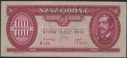 1949. 100Ft enyhe ferde hátlapi nyomat T:I