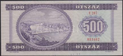 1975. 500Ft hátoldali kis festékfoltokkal T:I