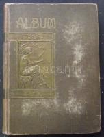 Szecessziós képeslap album 50 lappal (kb. 100 férőhely)