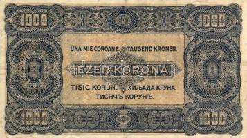 1923 1000K  nyomdajelzés nélkül T:II