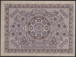 Ausztria / Osztrák-Magyar Bank 1922. 1000K "3000" feletti sorozat, vízjellel T:I R!