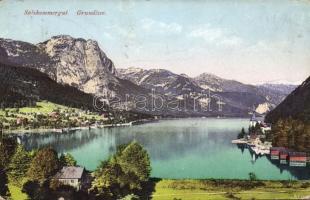 Ausztria Salzkammergut 13 db főleg futott színes lap a 20-as évekből