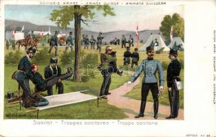 9 db militária képeslap, főleg I. világháború