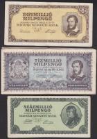 1946. 1.000.000MP (5x) + 10.000.000MP (8x) + 100.000.000MP (4x) T:II,III