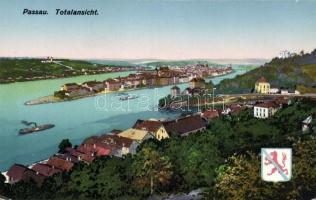 Németország Passau 5 db színes lap