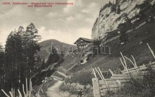 Svájc Adelboden 7 db képeslap a 10-es évekből + 2 összehajtható képes szállodai reklám