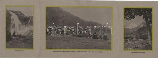 Svájc Adelboden 7 db képeslap a 10-es évekből + 2 összehajtható képes szállodai reklám