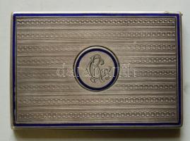 RGY monogrammos ezüst (Ag) névjegykártya tartó 128 gr
