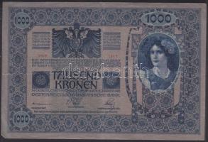 1902.1000K "Magyarország" piros körbélyegzővel T:III-