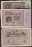 Német Birodalom / Császárság 63db számos klf bankjegy T:vegyes