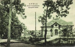 Gyula József Szanatórium igazgatói lakás (Rb)