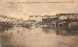 Przemysl flood, damaged bridge (EB)