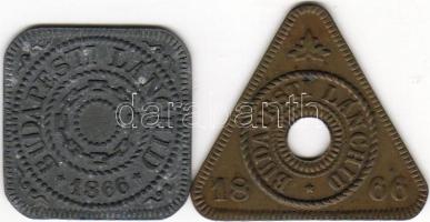 1866 "Budapest Lánchid" 2klf hídbárca T:2