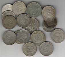 1930-47 "Kossuth" 5Ft (21x) + "Horthy" 5P (1x) T:2,3 ezüstár alatt!