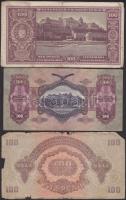 Kis pengő bankjegy tétel 1930. 100P (2x) + 1944. 100P + 1945. 100P (6x) + 500P (9x) + 1000P (2x) + 1...