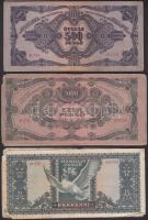 Kis pengő bankjegy tétel 1930. 100P (2x) + 1944. 100P + 1945. 100P (6x) + 500P (9x) + 1000P (2x) + 1...