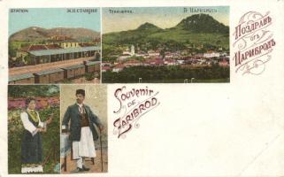 Dimitrovgrad (Zaribrod) with railway station