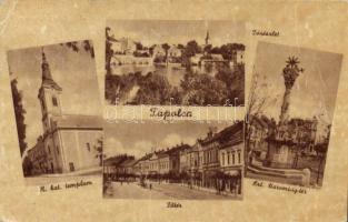 6 db régi Magyar városképes lap / 6 Hungarian town-view cards